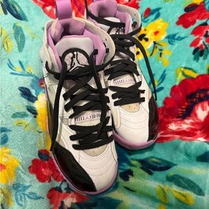 Jordan Kids Sneakers - White, Black, Purple